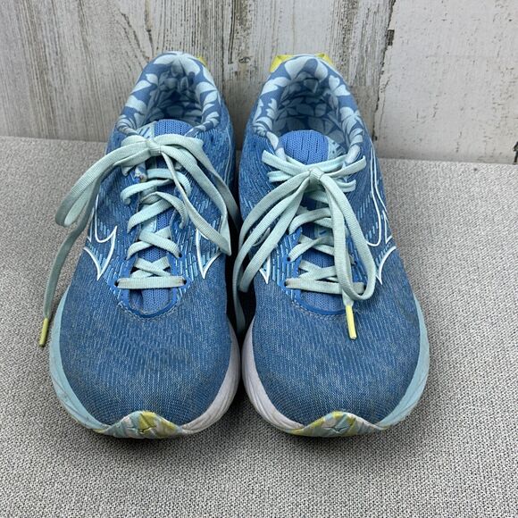 Mizuno Women’s ROXY Wave Rider 26 411386 AZ00 Blue Running Shoes Sneakers Sz 7 - Picture 14 of 16